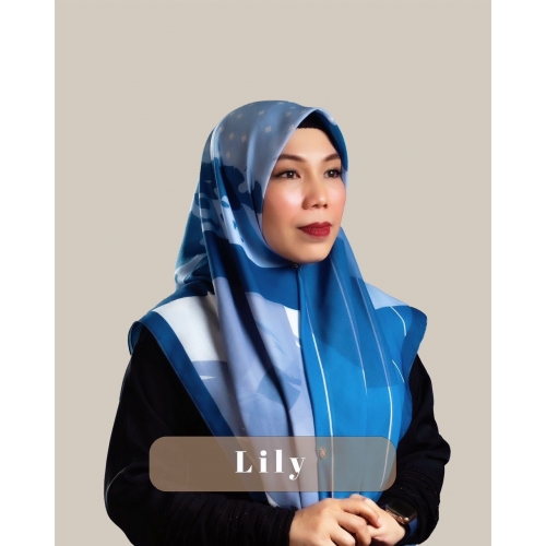 Tudung Bawal Cotton Voile - Lily